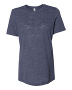 BELLA + CANVAS 6416 — Women’s Relaxed Fit Vintage Slub Tee — Navy Slub