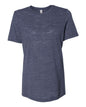 BELLA + CANVAS 6416 — Women’s Relaxed Fit Vintage Slub Tee — Navy Slub
