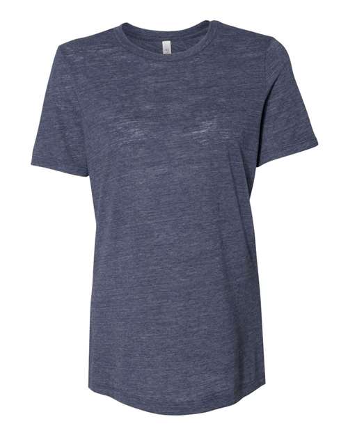 BELLA + CANVAS 6416 — Women’s Relaxed Fit Vintage Slub Tee - Navy Slub