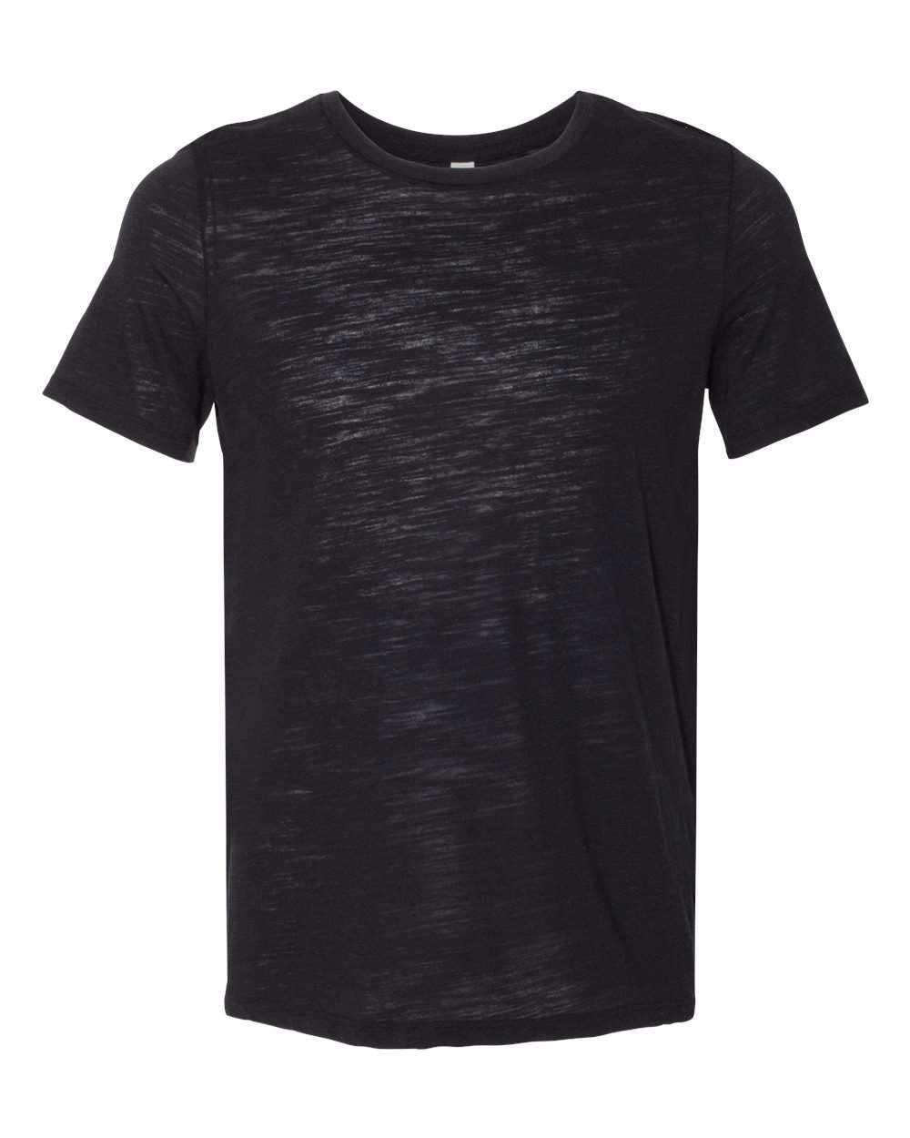 BELLA + CANVAS 6416 — Women’s Relaxed Fit Vintage Slub Tee — Solid Black Slub