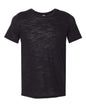 BELLA + CANVAS 6416 — Women’s Relaxed Fit Vintage Slub Tee — Solid Black Slub