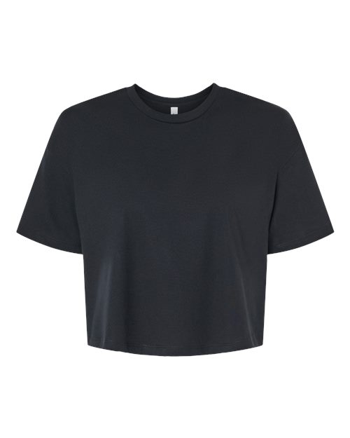 BELLA + CANVAS 6482 - Women's Jersey Crop Tee - Black