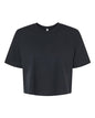 BELLA + CANVAS 6482 - Women's Jersey Crop Tee - Black