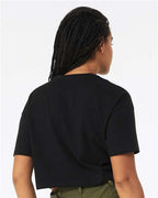BELLA + CANVAS 6482 - Women's Jersey Crop Tee - Black