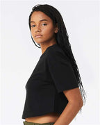 BELLA + CANVAS 6482 - Women's Jersey Crop Tee - Black