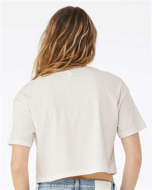 BELLA + CANVAS 6482 - Women's Jersey Crop Tee - Vintage White