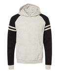 JERZEES 97CR - Unisex Nublend® Varsity Colorblocked Raglan Hooded Sweatshirt JERZEES