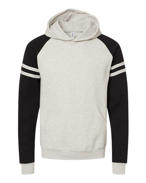 JERZEES 97CR - Unisex Nublend® Varsity Colorblocked Raglan Hooded Sweatshirt JERZEES