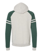 JERZEES 97CR - Unisex Nublend® Varsity Colorblocked Raglan Hooded Sweatshirt JERZEES