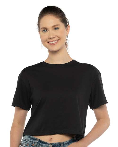 Next Level 1580 - Women's Ideal Crop Top - Black
