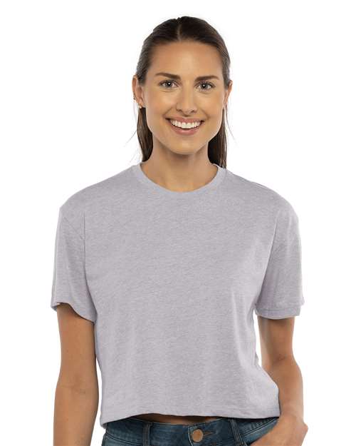 Next Level 1580 - Women's Ideal Crop Top - Heather Grey