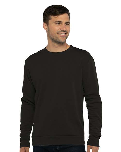 Next Level 9002 - Unisex Malibu Crewneck Sweatshirt - Heather Black