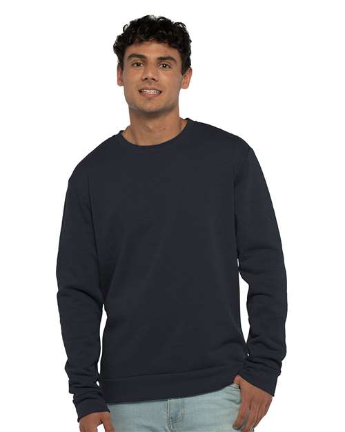Next Level 9002 - Unisex Malibu Crewneck Sweatshirt - Heather Midnight Navy