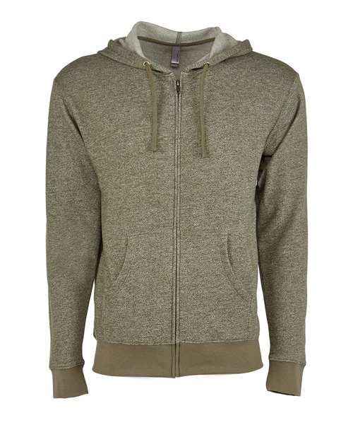 Next Level 9600 - Unisex Pacifica Full-Zip Hoodie Sweatshirt