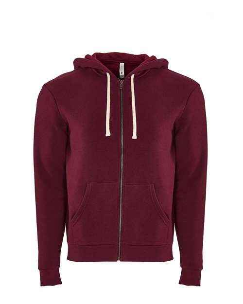 Next Level 9602 - Unisex Santa Barbara Full-Zip Hooded Sweatshirt