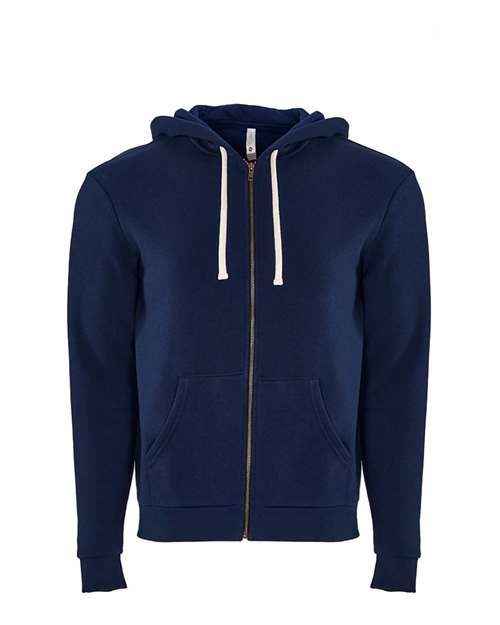 Next Level 9602 - Unisex Santa Barbara Full-Zip Hooded Sweatshirt