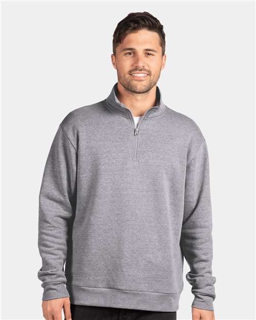 Next Level 9643 - Unisex Fleece Quarter-Zip Pullover Next Level
