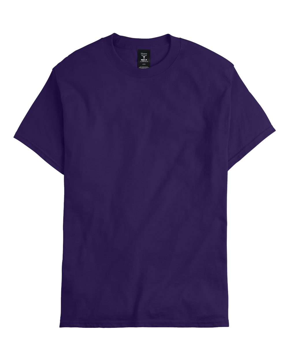 Hanes 5180 - Unisex Beefy-T® T-Shirt — Grape Smash (flat)