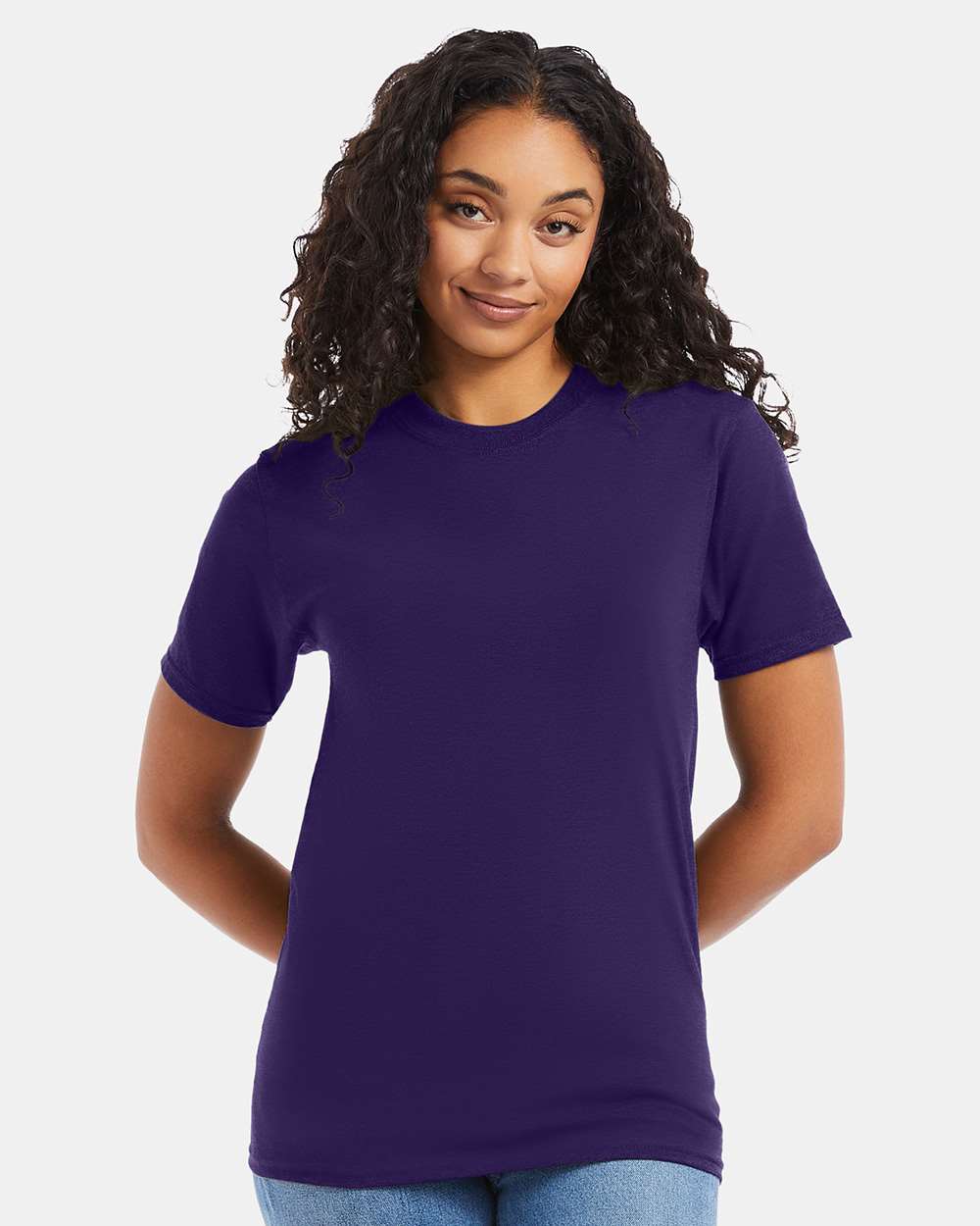 Hanes 5180 - Unisex Beefy-T® T-Shirt — Grape Smash
