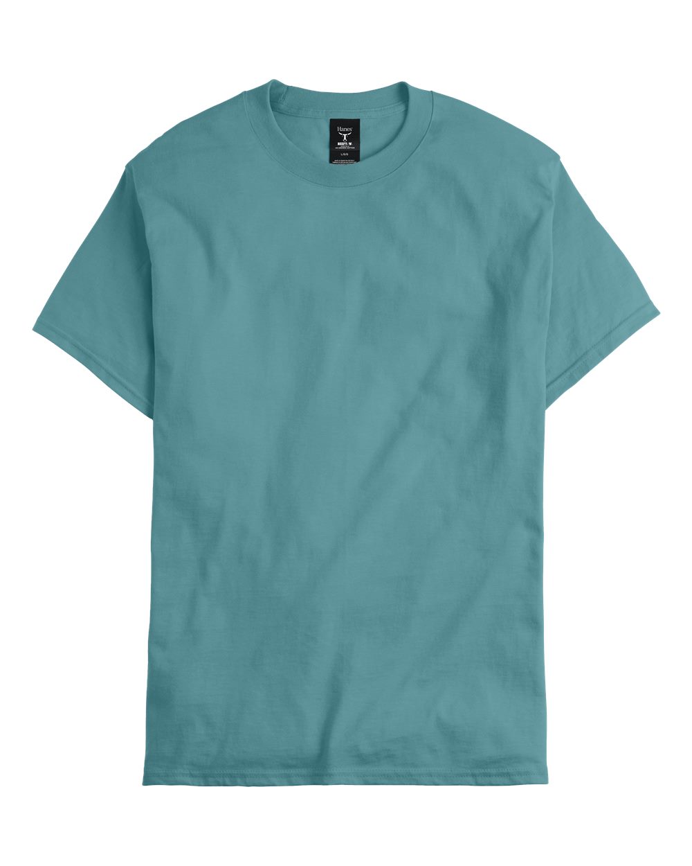 Hanes 5180 - Unisex Beefy-T® T-Shirt — Green Clay (flat)
