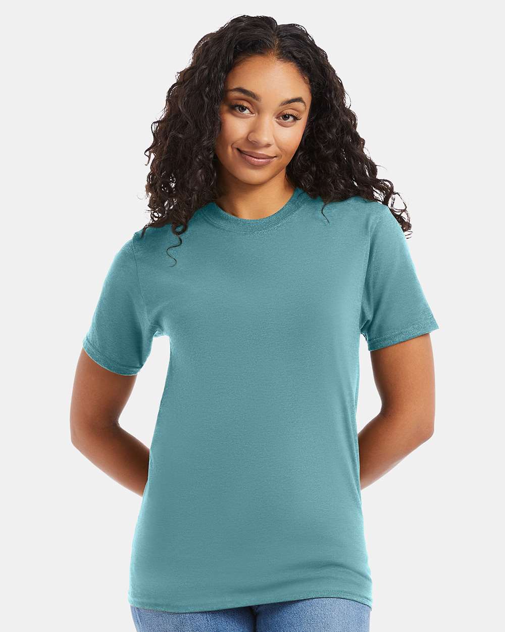 Hanes 5180 - Unisex Beefy-T® T-Shirt — Green Clay