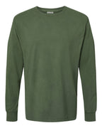 ComfortWash by Hanes GDH200 - Unisex Garment-Dyed Long Sleeve T-Shirt — Moss (flat)