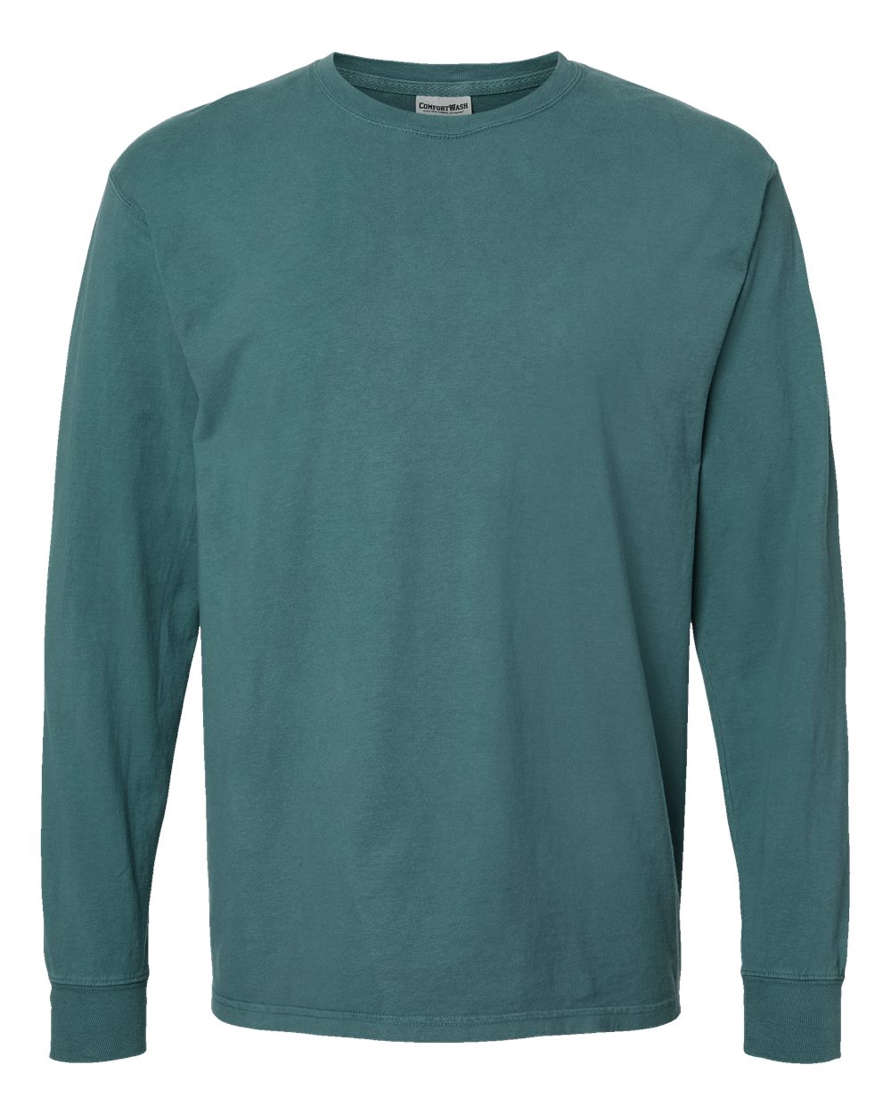 ComfortWash by Hanes GDH200 - Unisex Garment-Dyed Long Sleeve T-Shirt — Cactus (flat)