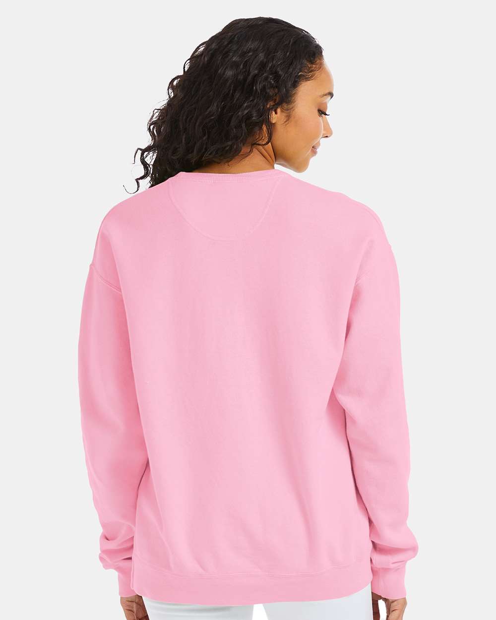 ComfortWash by Hanes GDH400 - Unisex Garment-Dyed Crewneck Sweatshirt - Cotton Candy