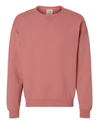 ComfortWash by Hanes GDH400 - Unisex Garment-Dyed Crewneck Sweatshirt — Mauve (flat)