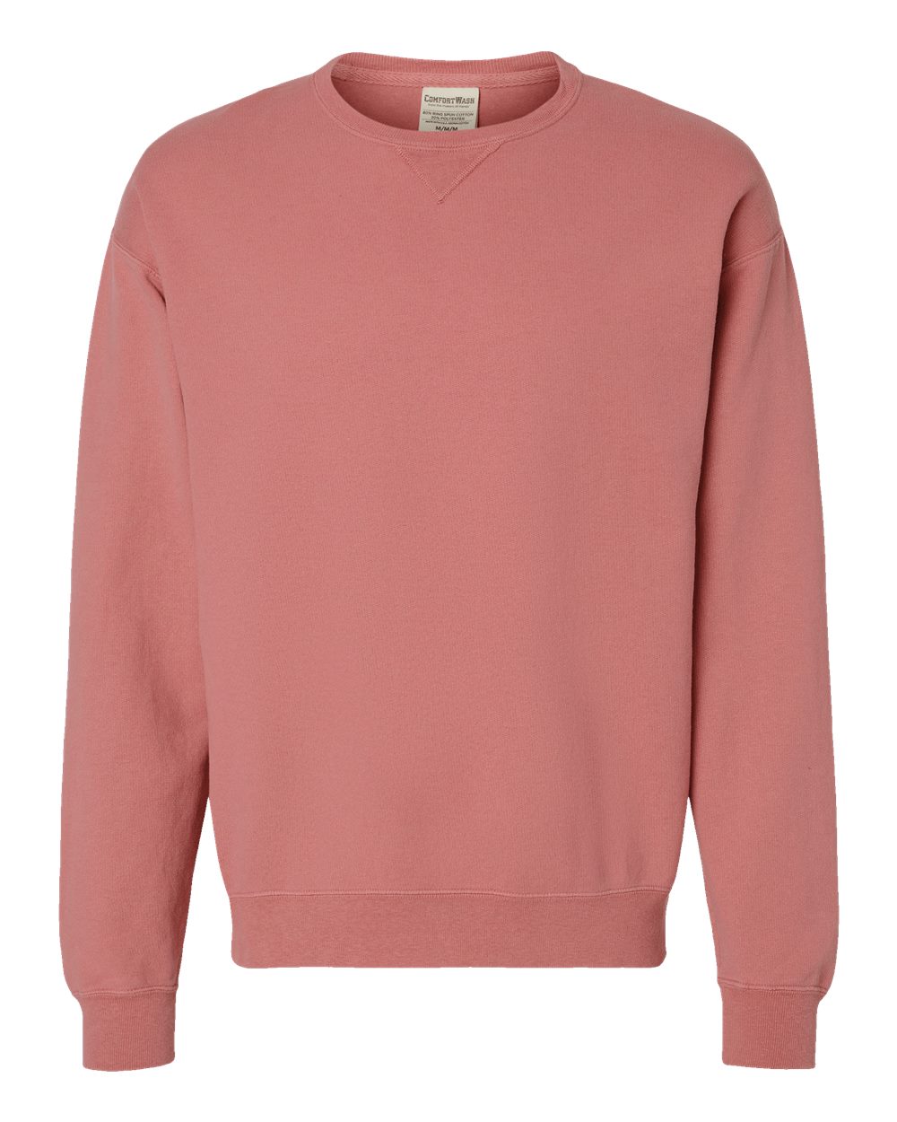 ComfortWash by Hanes GDH400 - Unisex Garment-Dyed Crewneck Sweatshirt — Mauve (flat)