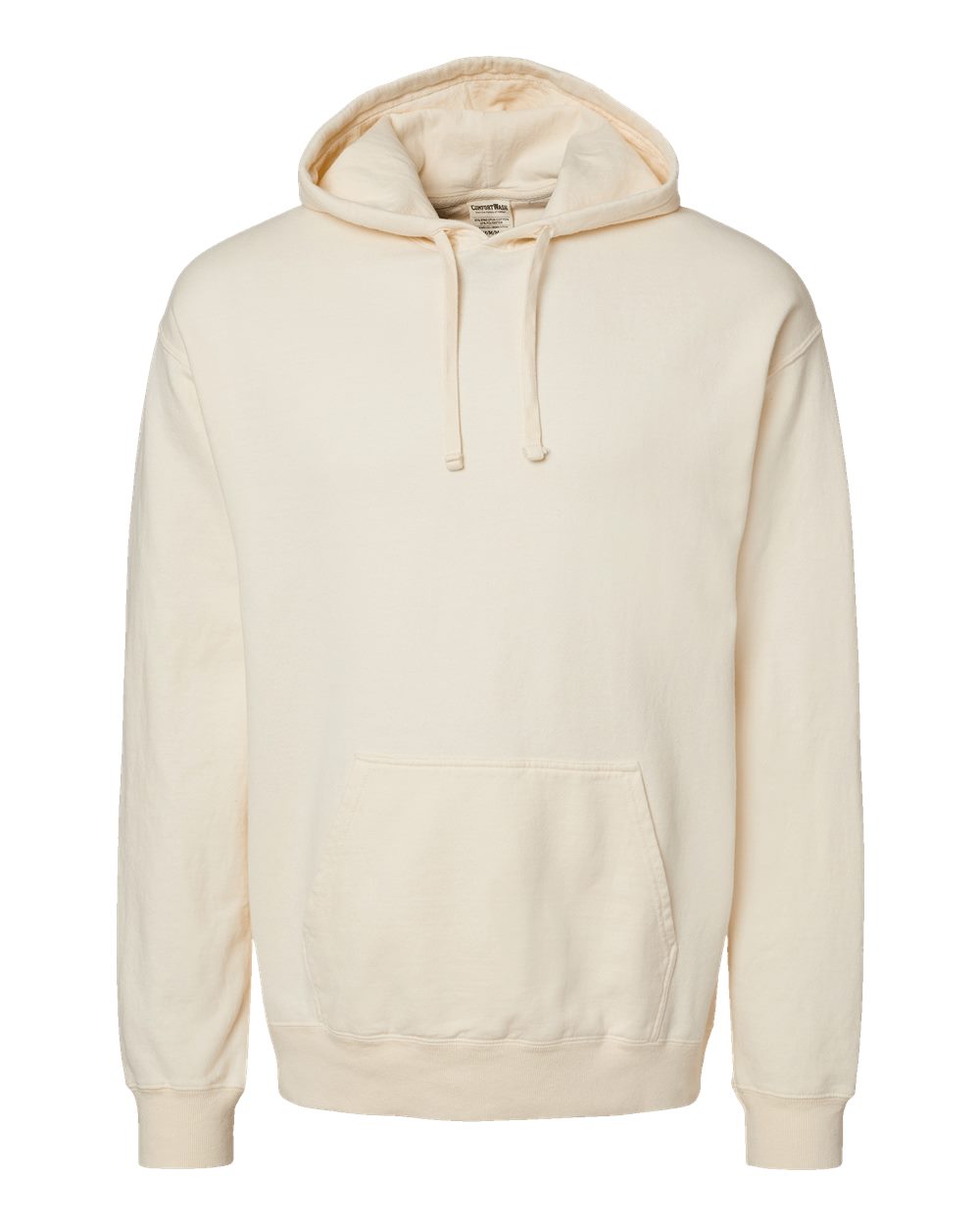 ComfortWash by Hanes GDH450 - Unisex Garment-Dyed Hooded Sweatshirt — Parchment (flat)
