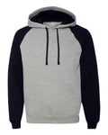 JERZEES 96CR - Unisex Nublend® Colorblocked Raglan Hooded Sweatshirt
