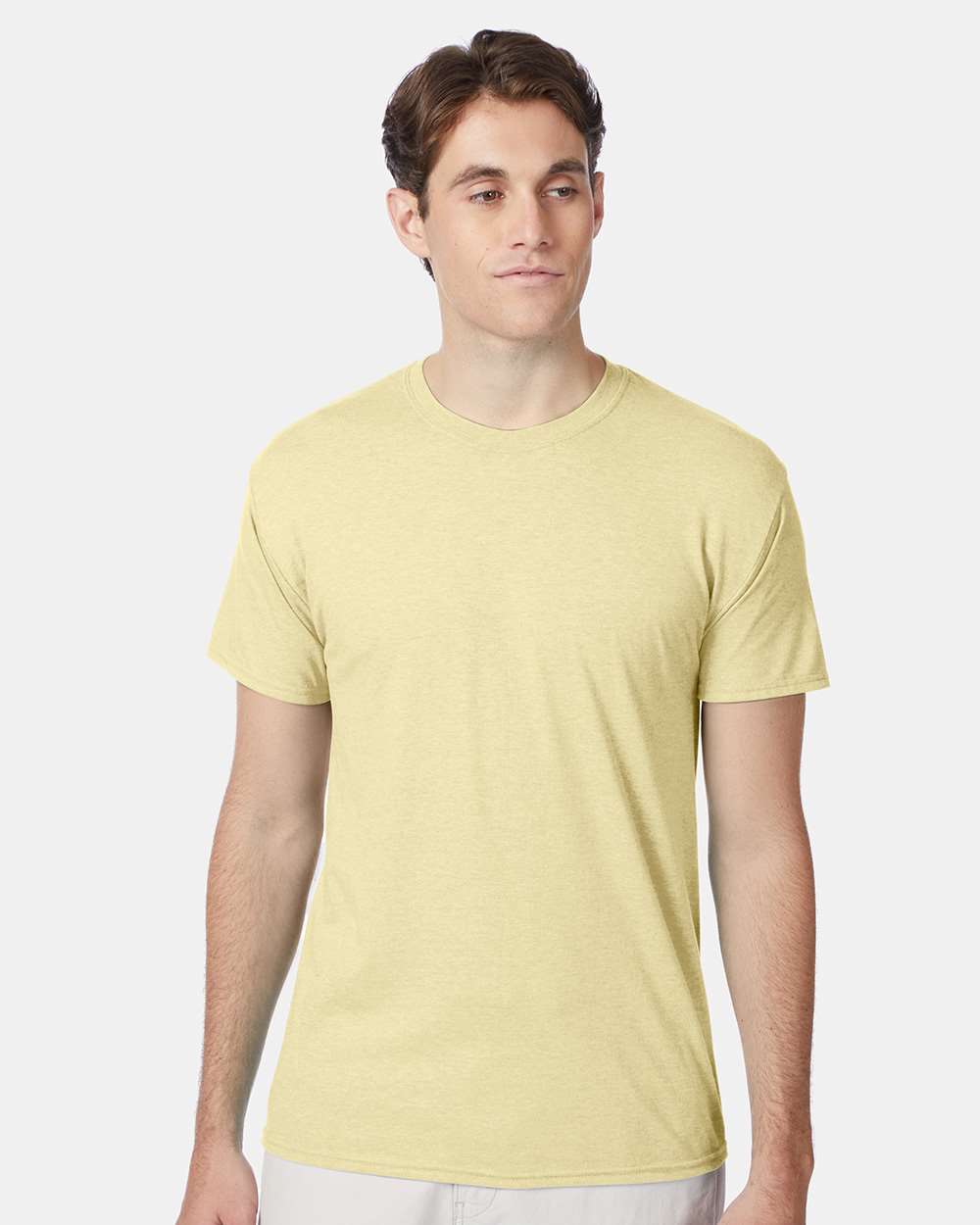 Hanes 42TB - Perfect-T Triblend T-Shirt — Lemon Meringue Heather