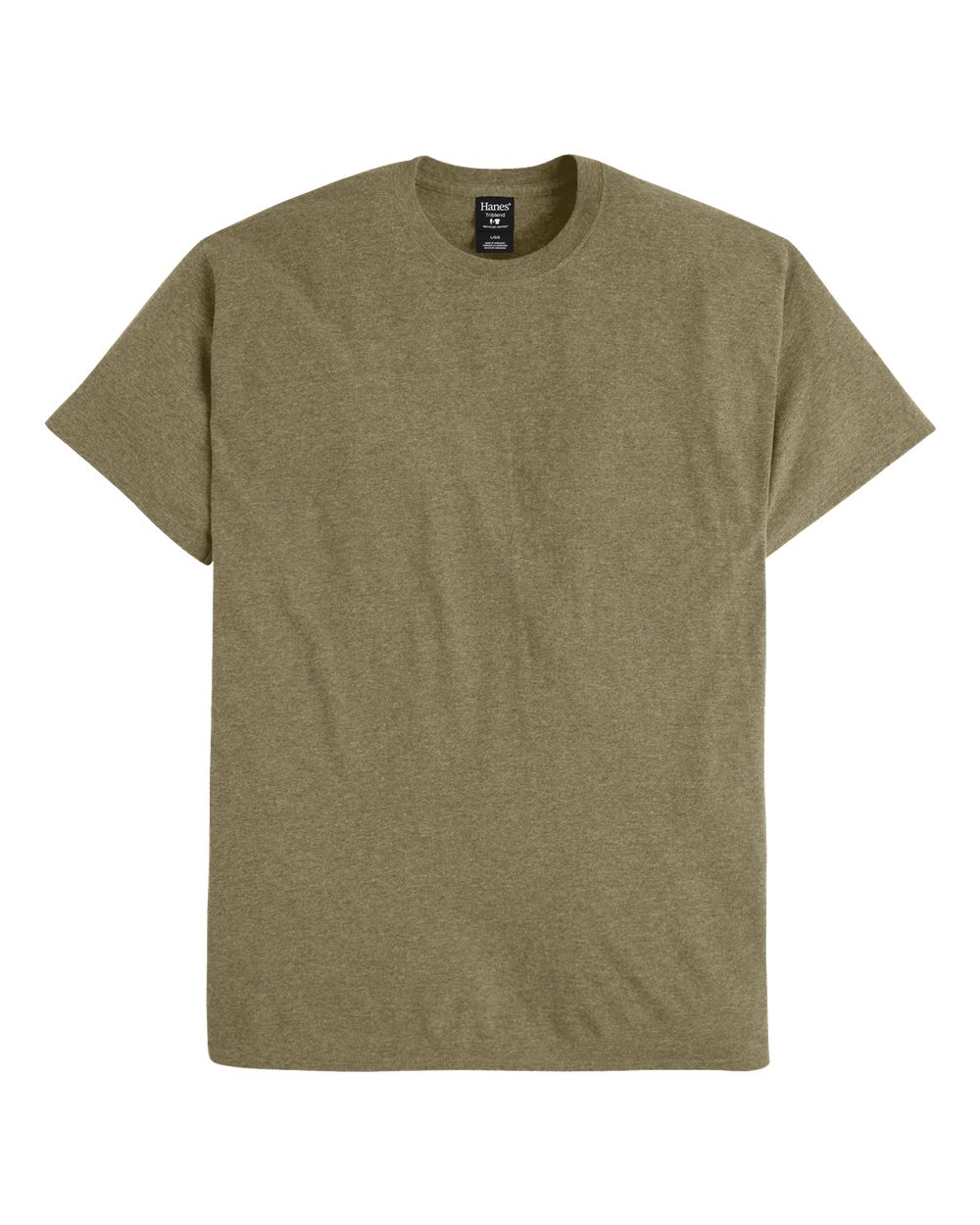 Hanes 42TB - Perfect-T Triblend T-Shirt — Oregano Heather (flat)