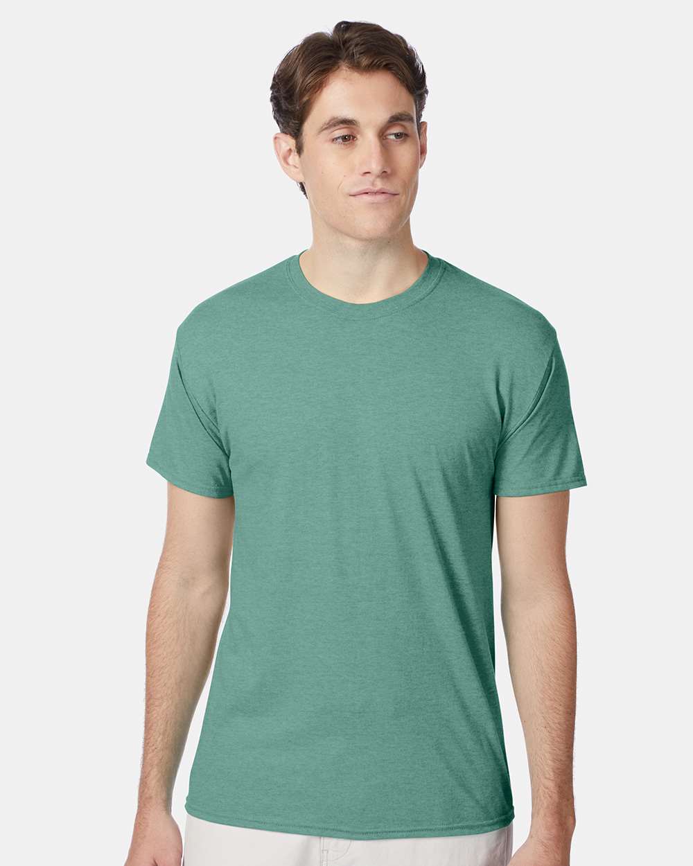 Hanes 42TB - Perfect-T Triblend T-Shirt — Green Clay Heather