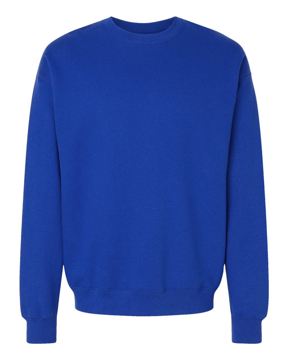 Hanes RS160 - Unisex Perfect Sweats Crewneck Sweatshirt — Deep Royal (flat)
