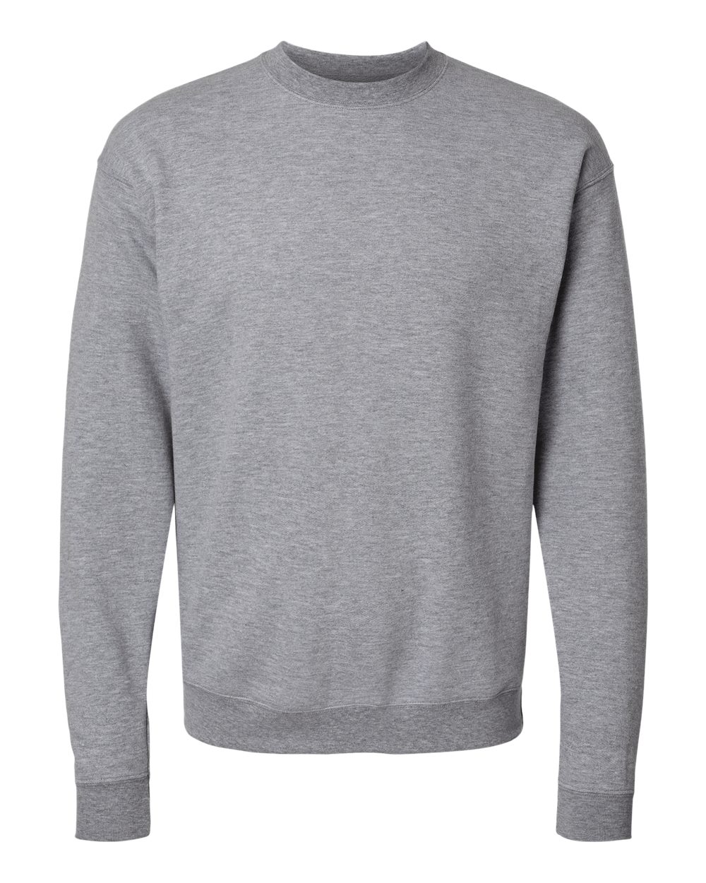 Hanes RS160 - Unisex Perfect Sweats Crewneck Sweatshirt — Light Steel (flat)