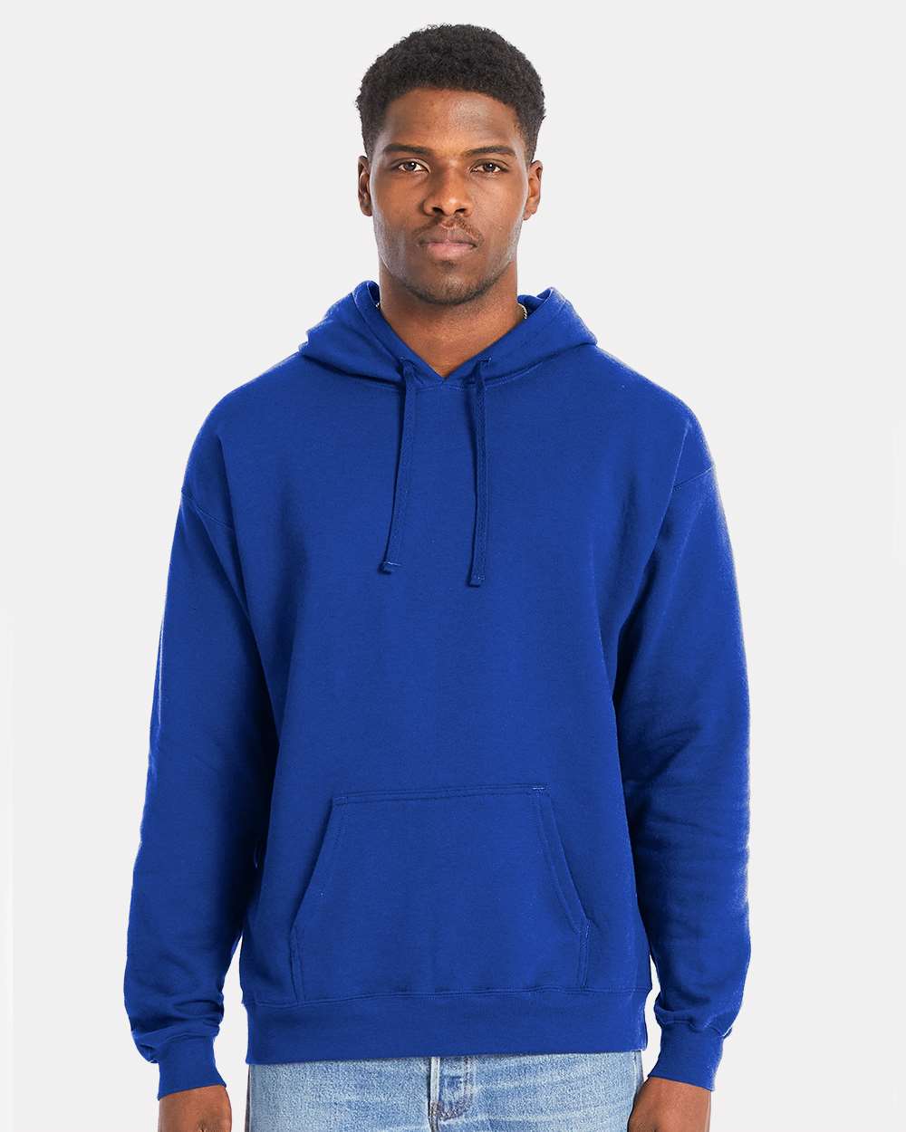 Hanes RS170 - Unisex Perfect Sweats Hooded Sweatshirt — Deep Royal
