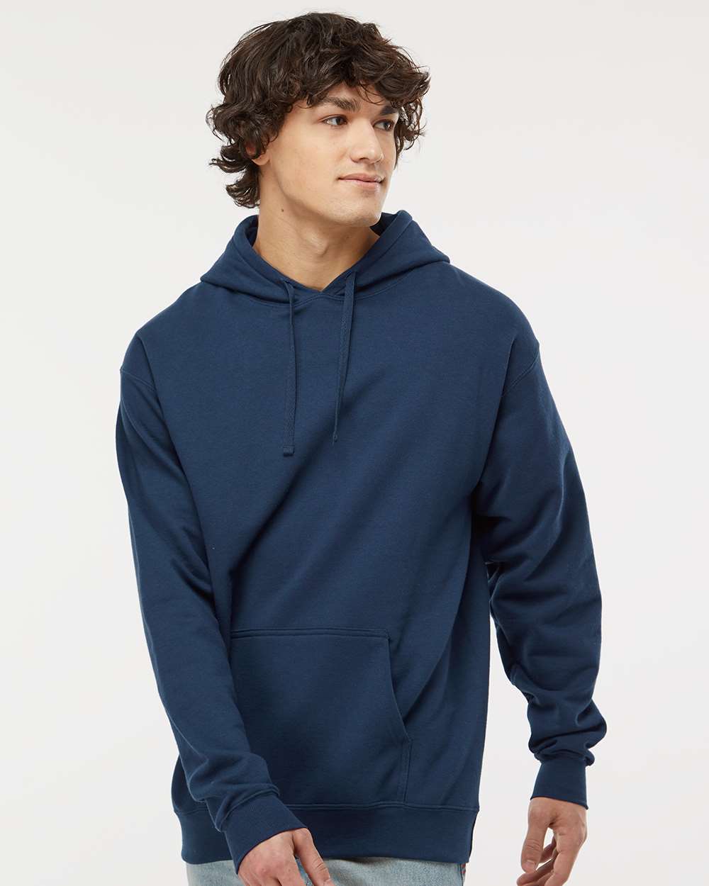 Hanes RS170 - Unisex Perfect Sweats Hooded Sweatshirt — Navy