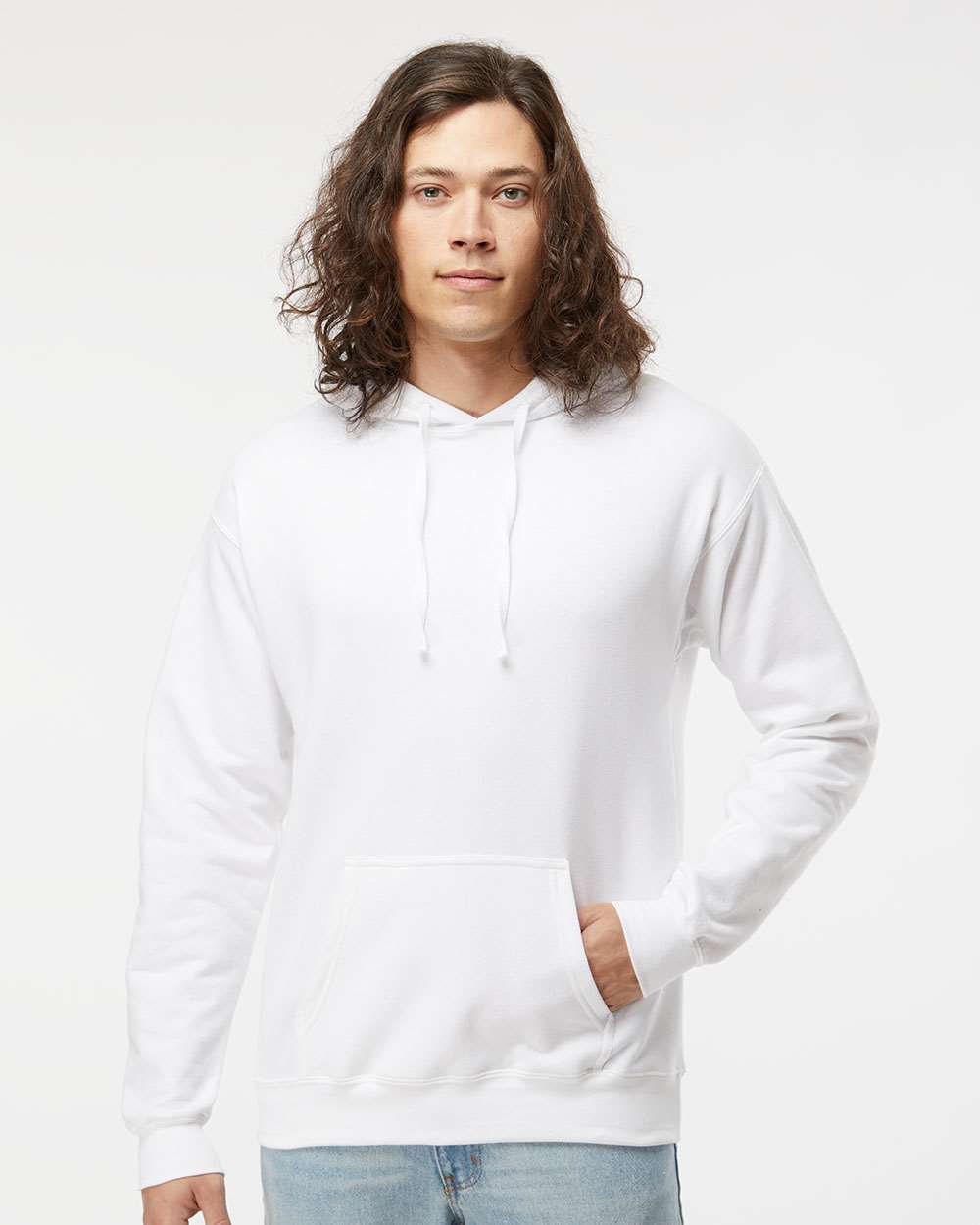 Hanes RS170 - Unisex Perfect Sweats Hooded Sweatshirt — White
