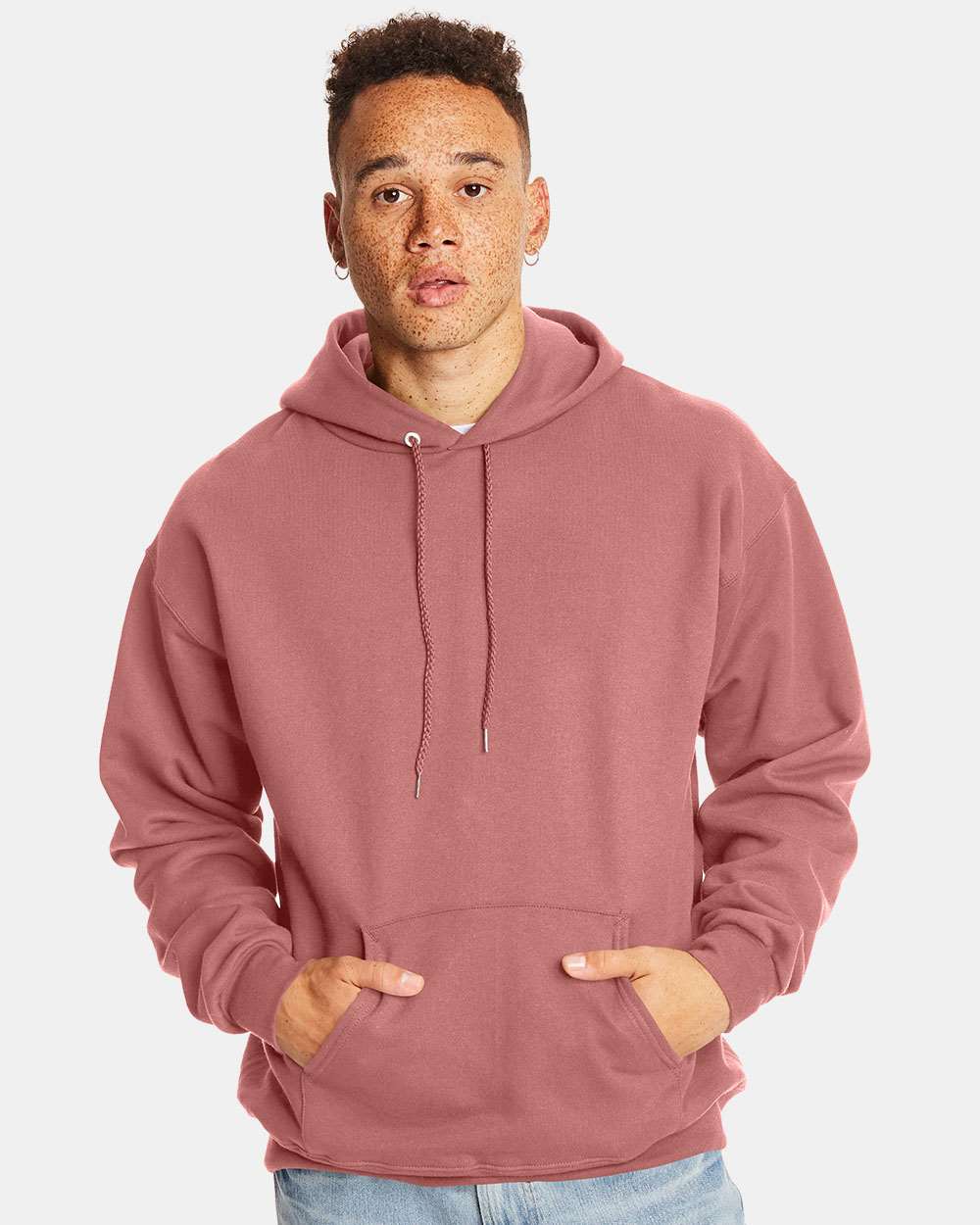 Hanes F170 - Unisex Ultimate Cotton® Hooded Sweatshirt — Mauve