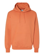 Hanes F170 - Unisex Ultimate Cotton® Hooded Sweatshirt — Pumpkin (flat)