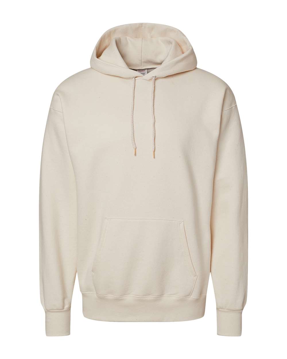 Hanes F170 - Unisex Ultimate Cotton® Hooded Sweatshirt — Natural (flat)
