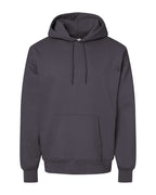 Hanes F170 - Unisex Ultimate Cotton® Hooded Sweatshirt — Smoke Grey (flat)