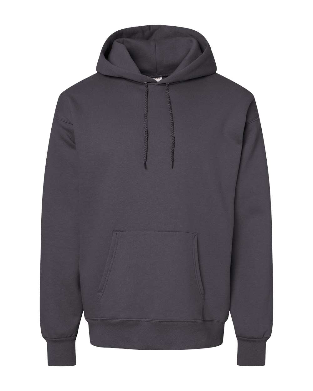 Hanes F170 - Unisex Ultimate Cotton® Hooded Sweatshirt — Smoke Grey (flat)