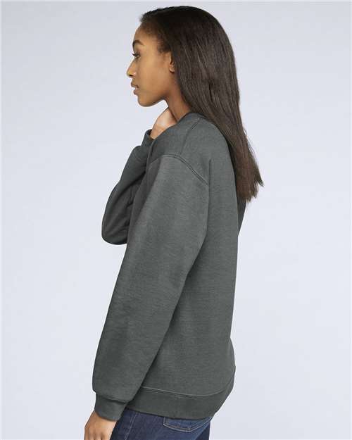 Gildan SF000 - Unisex Softstyle Midweight Crewneck Sweatshirt - Charcoal
