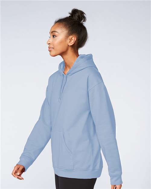 Gildan SF500 - Unisex Softstyle Midweight Hooded Sweatshirt - Stone Blue