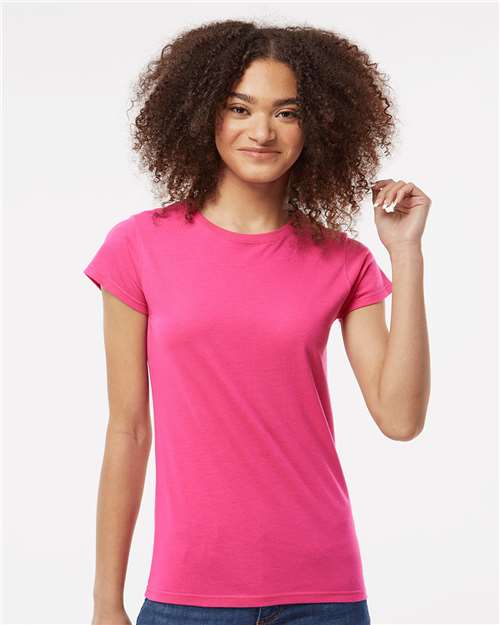 Gildan 64000L - Women's Softstyle T-Shirt - Heliconia
