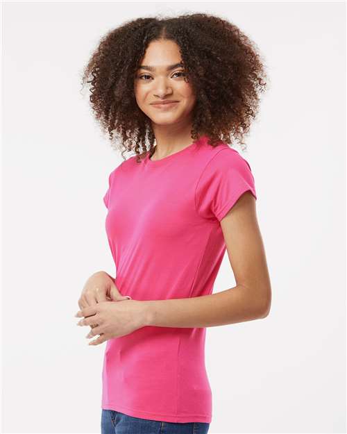 Gildan 64000L - Women's Softstyle T-Shirt - Heliconia