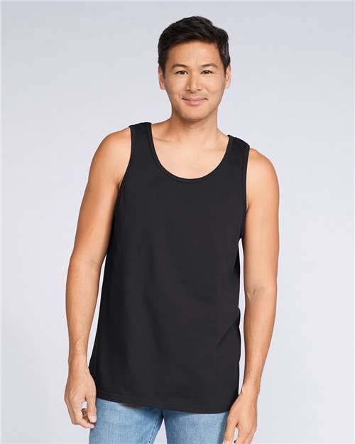 Gildan 64200 - Unisex Softstyle Tank Top - Black